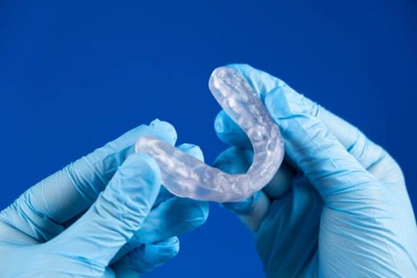 a mouthguard used to correct the bite for tmj treatment